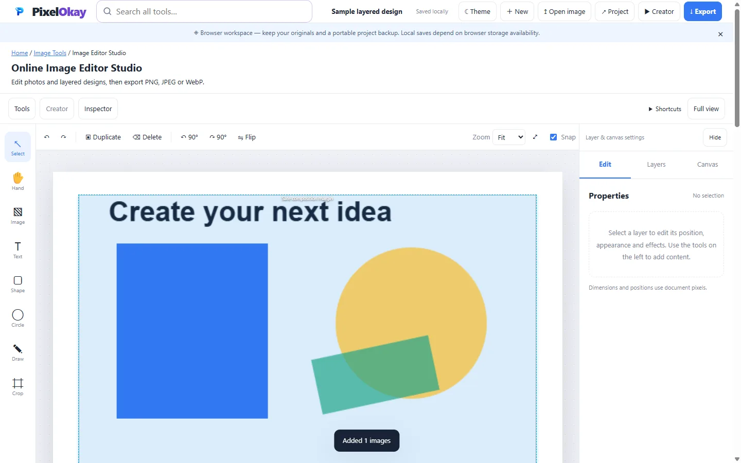 Create Matching Image Assets from One Design | PixelOkay